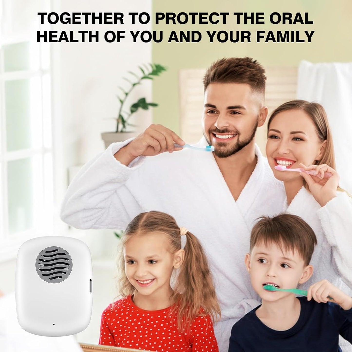 Toothbrush Covers Case and Holder with Light,Toothbrush San Itizer Cover with Holder, Rechargeable Portable Toothbrush Cleaner Case, Toothbrush Box Fan with Dryer