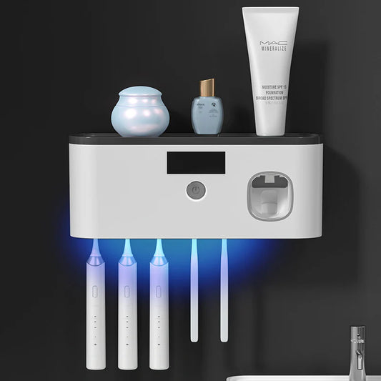 Modern Usb-Powered UV Toothbrush Sanitizer